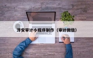 武威淳安审计小程序制作（审计微信）